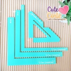 ESQUADROS PARA ENCADERNAÇÃO(TAMANHO G)+ FIO DE CABELO CANTO PERFEITO