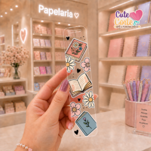 Marcador de Páginas Acrílico - Coleção Preciosa - Livros